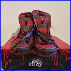 Brand New Vans x House Of TERROR Sk8-Hi Nightmare On Elm Street Freddy Krueger