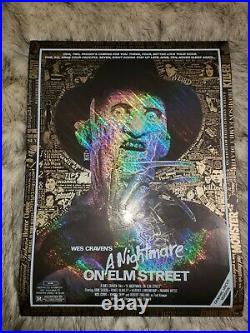 Brian Ewing A Nightmare On Elm Street Foil Freddy Krueger Not Mondo Sold Out 15