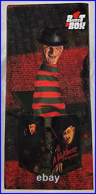 Burst-A-Box A Nightmare on Elm Street Freddy Krueger NEW Mezco Jack-in-the-Box