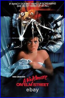 Buy one get free GIFT A Nightmare On Elm Street Movie poster Horror