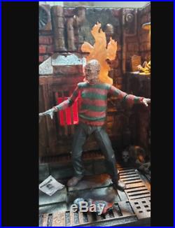 Custom DIORAMA Freddy Krueger a NIGHTMARE on Elm Street for Neca McFarlane Mezco
