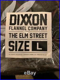 Dixxon LIMITED EDITION A Nightmare On Elm Street Flannel Size Large Lg Halloween