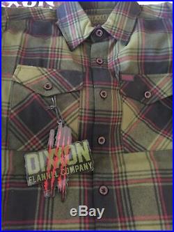 Dixxon Mens Medium flannel! The Nightmare New Elm Street Freddys Back Horror