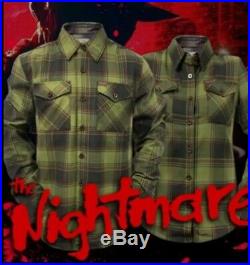 Dixxon Mens Medium flannel! The Nightmare New Elm Street Freddys Back Horror