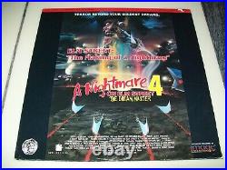 Elm Street The Making Of A Nightmare On Elm Street 4 The Dream Master LD Rare