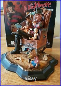 Extremely Rare! Nightmare on Elm Street Freddy Krueger in Chair LE 1500 Statue
