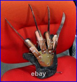 FREDDY KRUEGER Claw Real Metal GLOVE Collectible Prop A Nightmare on Elm Street