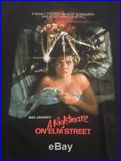 FREDDY KRUEGER NIGHTMARE ON ELM STREET XL SHIRT VTG 2001 horror Movie Promo