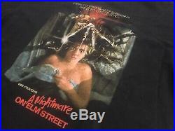 FREDDY KRUEGER NIGHTMARE ON ELM STREET XL SHIRT VTG 2001 horror Movie Promo