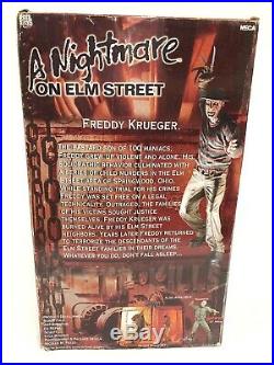 FREDDY KRUEGER Nightmare Elm Street NECA 18 Motion Activated Sound Figure NIB