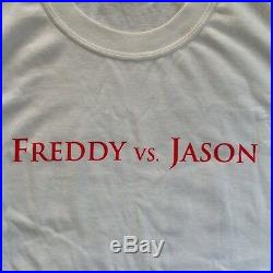 FREDDY VS JASON vtg t shirt NOS Friday the 13th A Nightmare On Elm Street horror