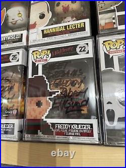 Freddy Krueger #22 Funko Pop! Nightmare on Elm Street SIGNED Robert Englund