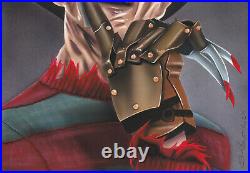 Freddy Krueger 8x10 Original Painting Airbrush Horror Nightmare Elm Street