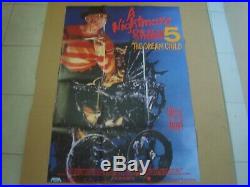 Freddy Krueger / A Nightmare On Elm Street 4 Press Kits 2 X Part 4 & Part 5
