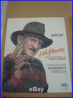 Freddy Krueger / A Nightmare On Elm Street 4 X 3d Posters