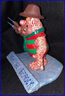 Freddy Krueger A Nightmare On Elm Street FRED FLINTSTONE Statue BANNED Maquette