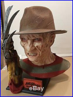 Freddy Krueger A Nightmare on Elm Street Lifesize bust custom scale 11 prop