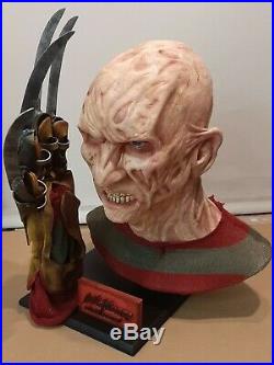 Freddy Krueger A Nightmare on Elm Street Lifesize bust custom scale 11 prop