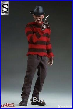 Freddy Krueger EXCLUSIVE Sideshow 12 Figure A Nightmare On Elm Street MIB 1/6