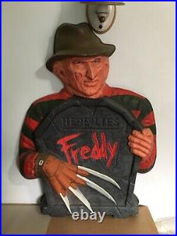 Freddy Krueger Halloween Light Nightmare Elm Street Decoration Display Vintage