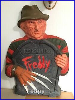 Freddy Krueger Halloween Light Nightmare Elm Street Decoration Display Vintage