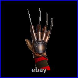 Freddy Krueger Nightmare On Elm Street 3 Deluxe Halloween Metal Glove Prop