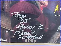 Freddy Krueger Nightmare On Elm Street 4 Signed Robert Englund LP Album JSA Cert