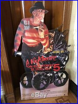 Freddy Krueger Nightmare On Elm Street Part 5 The Dream Child Standee 1989
