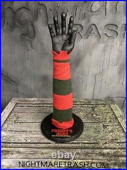 Freddy Krueger Power Glove Stand Display with Sweater A Nightmare On Elm Street