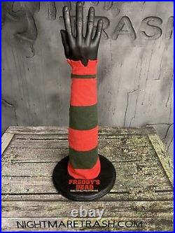 Freddy Krueger Power Glove Stand Display with Sweater A Nightmare On Elm Street