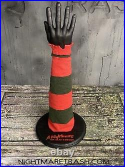 Freddy Krueger Power Glove Stand Display with Sweater A Nightmare On Elm Street