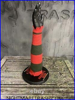 Freddy Krueger Power Glove Stand Display with Sweater A Nightmare On Elm Street