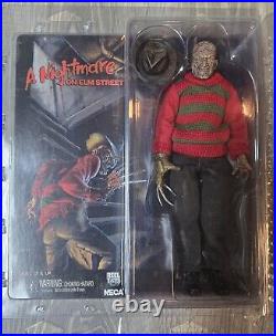 Freddy Krueger Set Of 9 NECA 8 retro cloth figures A Nightmare On Elm Street