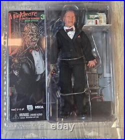 Freddy Krueger Set Of 9 NECA 8 retro cloth figures A Nightmare On Elm Street