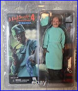 Freddy Krueger Set Of 9 NECA 8 retro cloth figures A Nightmare On Elm Street