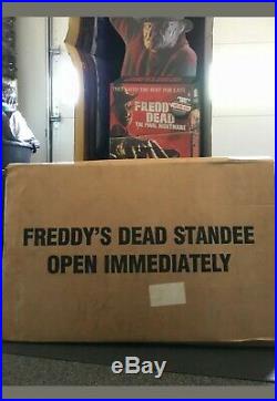 Freddy Krueger Standee Freddy's Dead Nightmare On Elm Street 1991 Robert Englund