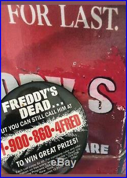 Freddy Krueger Standee Freddy's Dead Nightmare On Elm Street 1991 Robert Englund