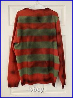 Freddy Krueger Sweater Nightmare Elm Street 1984 Jason Myers Leatherface Glove