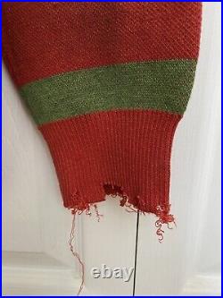 Freddy Krueger Sweater Nightmare Elm Street 4/5/6 Jason Myers Leatherface Glove