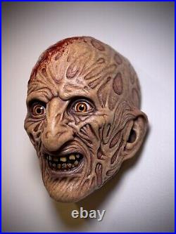 Freddy Krueger Wall Mount Nightmare On Elm Street 2 Latex Prop Head