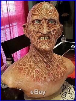 Freddy Krueger life-size bust A Nightmare on Elm Street resin prop head not mask