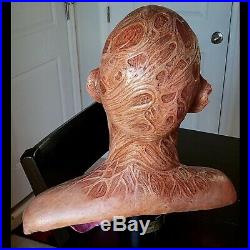Freddy Krueger life-size bust A Nightmare on Elm Street resin prop head not mask