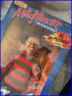 Freddy Krueger matchbox talking 1989 Nightmare on Elm Street WORKING NIB