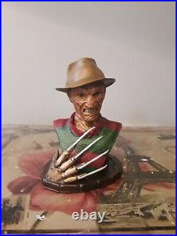 Freddy Krueger nightmare on elm street bust resin figure nice condition