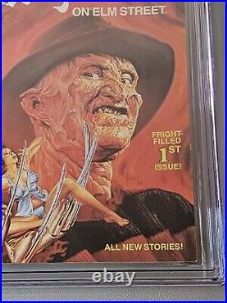 Freddy Krueger's A Nightmare on Elm Street #1 CGC 9.0 Newstand Edition