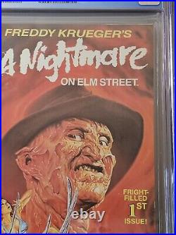 Freddy Krueger's A Nightmare on Elm Street #1 CGC 9.0 Newstand Edition