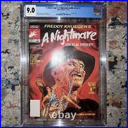 Freddy Krueger's A Nightmare on Elm Street #1 CGC 9.0 White Pages 1989