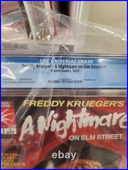 Freddy Krueger's A Nightmare on Elm Street #1 CGC 9.4 NM+ White Pages 1989