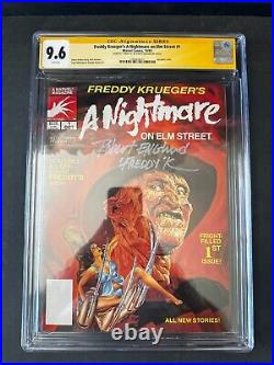 Freddy Krueger's A Nightmare on Elm Street #1 CGC 9.6 Signed By Robert Englund