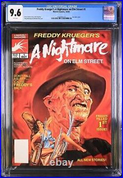 Freddy Krueger's A Nightmare on Elm Street #1 CGC 9.6 White Pages New Slab